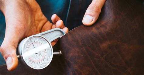 measure leather thickness|best leather thickness for clothing.